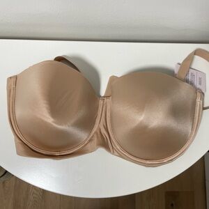 Auden Strapless Bra // Wear Your Way Nude Bra // 34 DDD // NWT